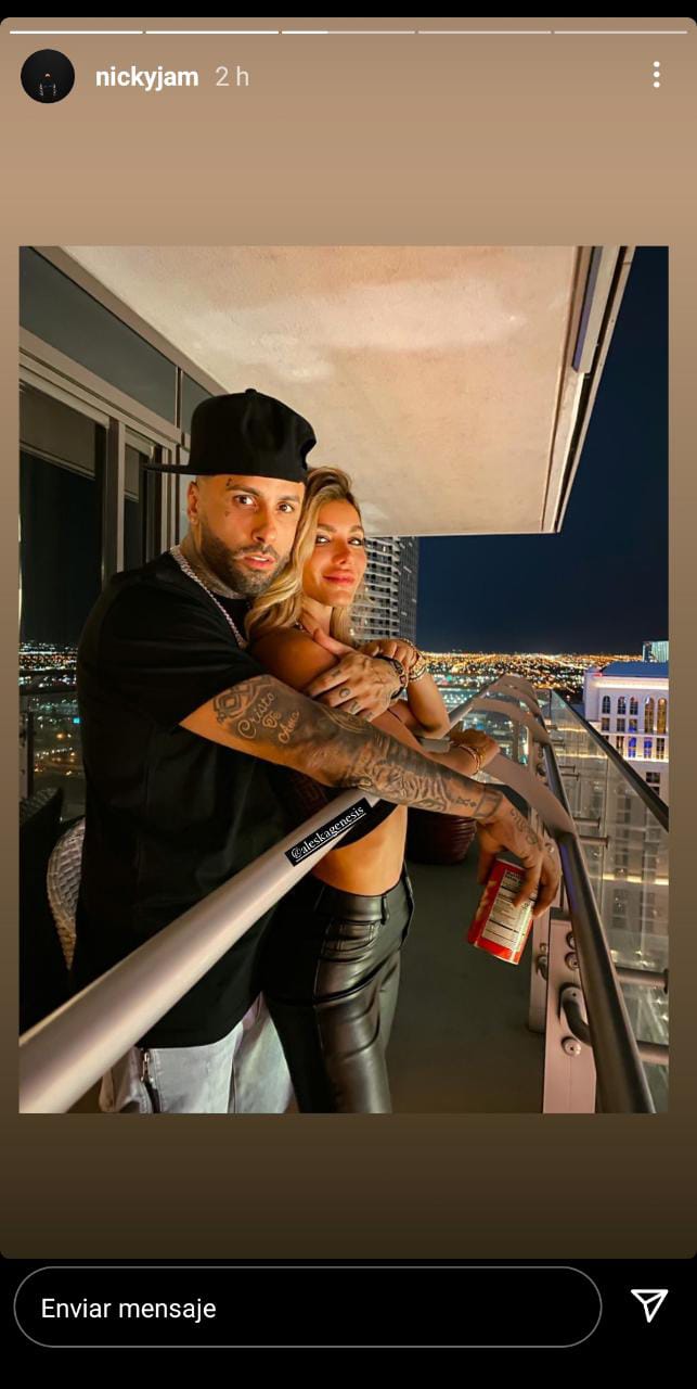 Génesis Aleska y Nicky Jam