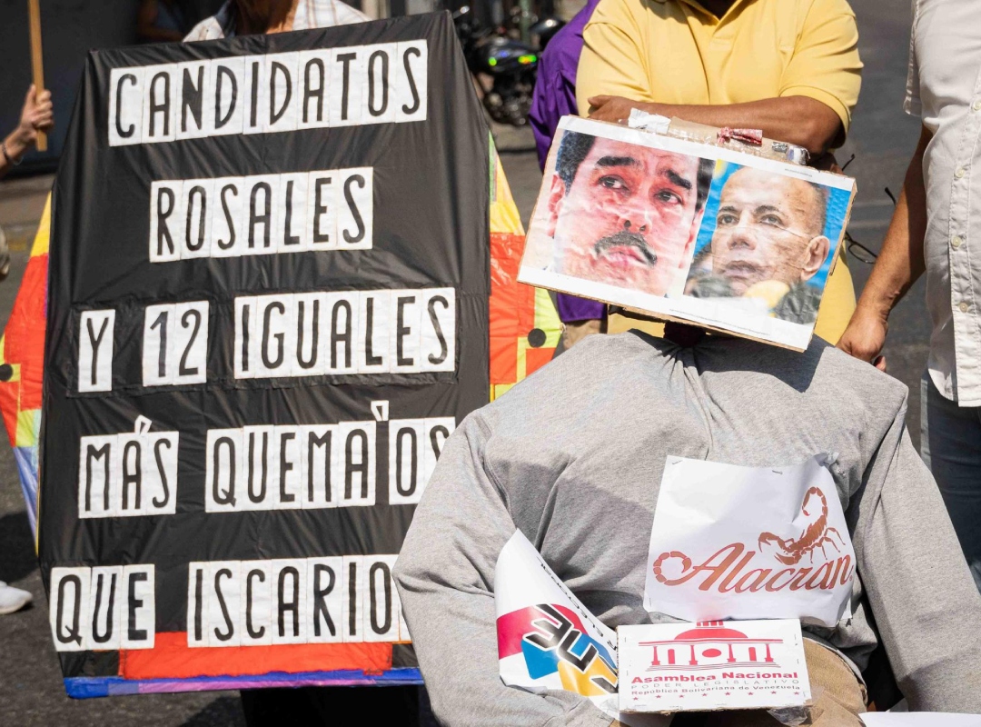 Quema de Judas Caracas