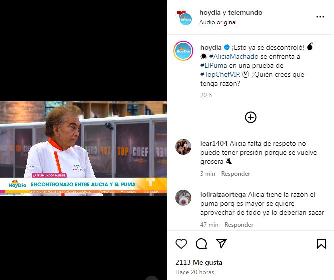 Alicia Machado y José Luis Rodríguez “El Puma”