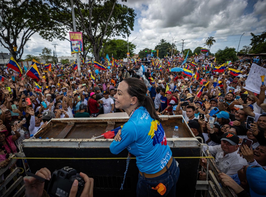 María Corina Machado triunfó en Maturín