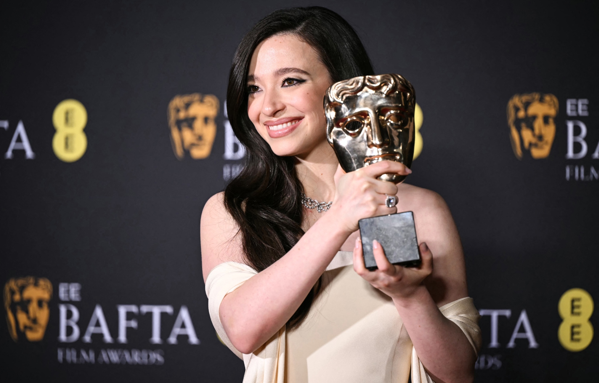 Mikey Madison, protagonista de Anora. AFP