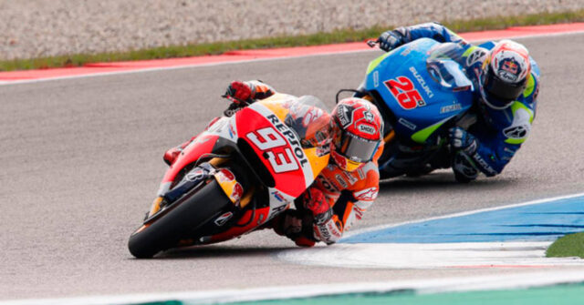 Viñales dio primera advertencia a Marc Márquez