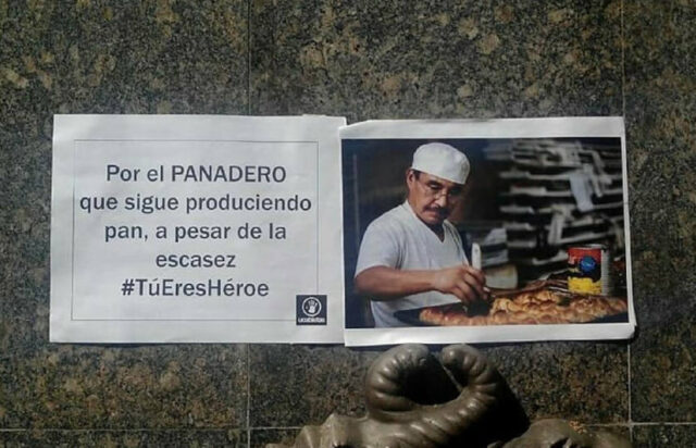 Estudiantes de la UCAB iniciaron campaña #TúEresHéroe