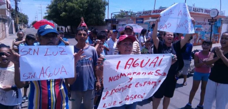 Ciudadanos protestaron por falta de agua y luz en Zulia - EL NACIONAL