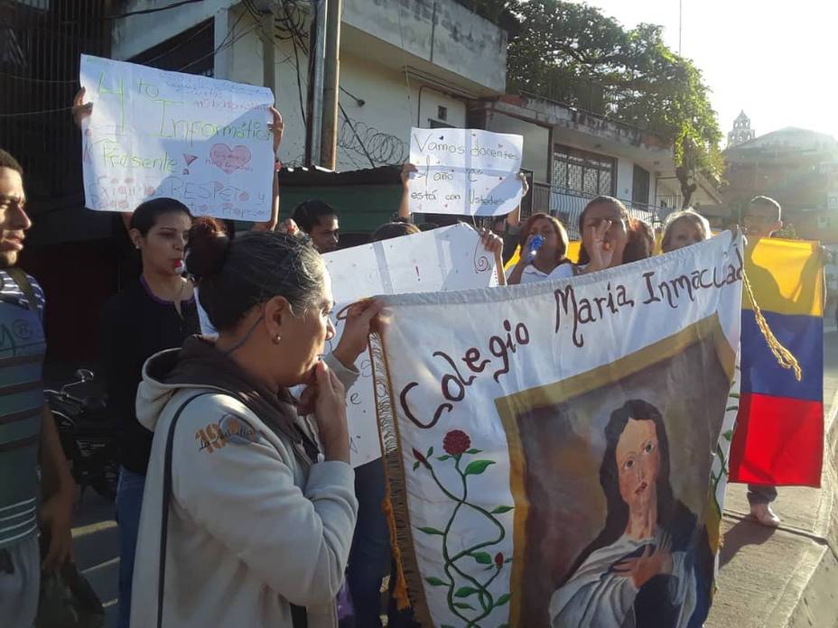 Docentes de Fe y Alegría protestaron en varios estados por mejores ...