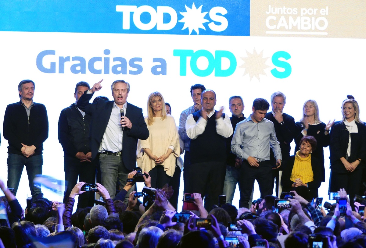 Alberto Fernández: "Hoy los argentinos empezamos a construir otra historia"