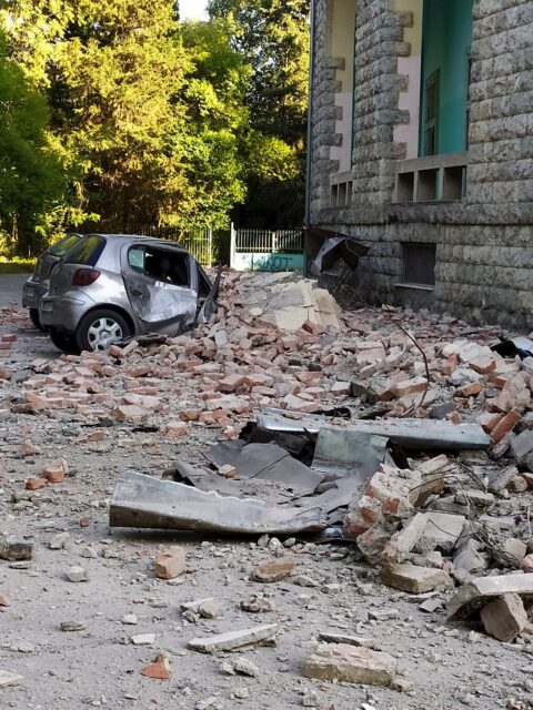 Sismo de magnitud 5,8 en la escala de Richter sacudió Albania