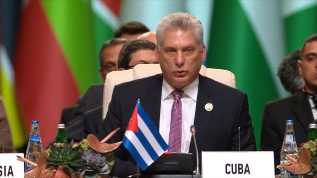 Díaz-Canel arremetió en contra de EE UU y abogó por la reforma de la ONU