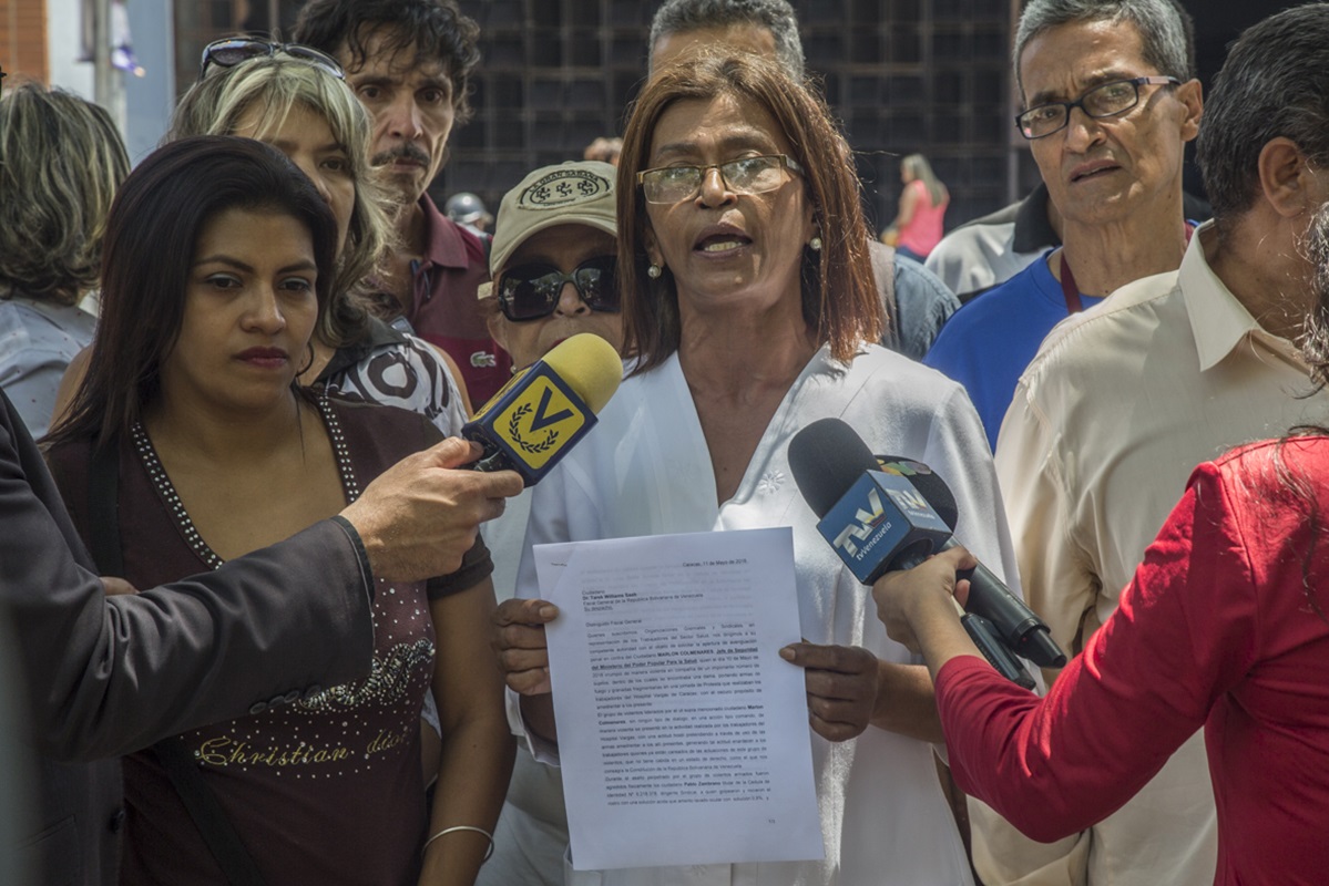 Ana Rosario Contreras, presidente del Colegio de Enfermería de Caracas