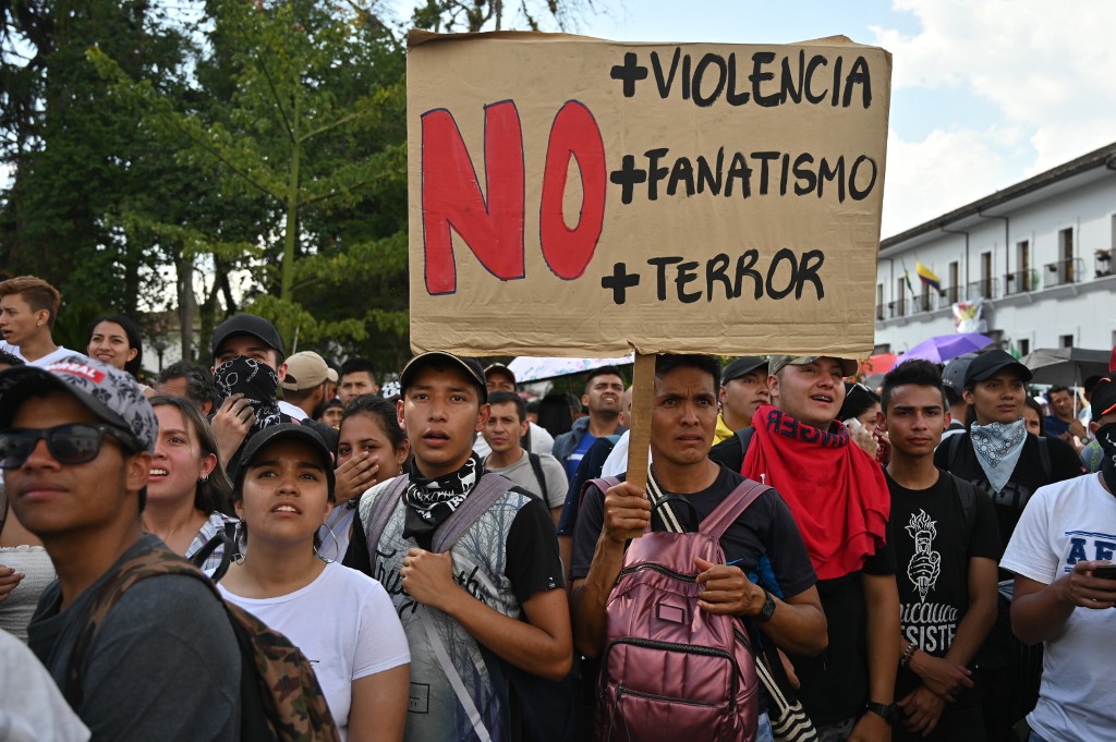 Protesta en Colombia