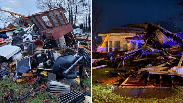 Al menos nueve muertos por fuertes tormentas en el sur de EE UU