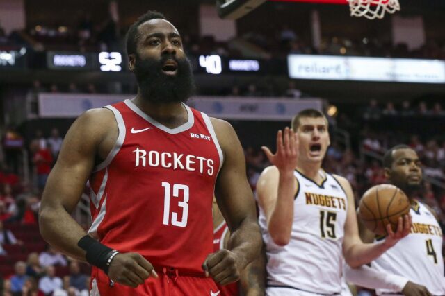 [VIDEO] Harden lidera y somete a los Nuggets de Denver