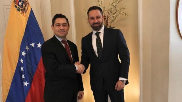El presidente de VOX se reunió con Vecchio y expresó su respaldo a la lucha en Venezuela