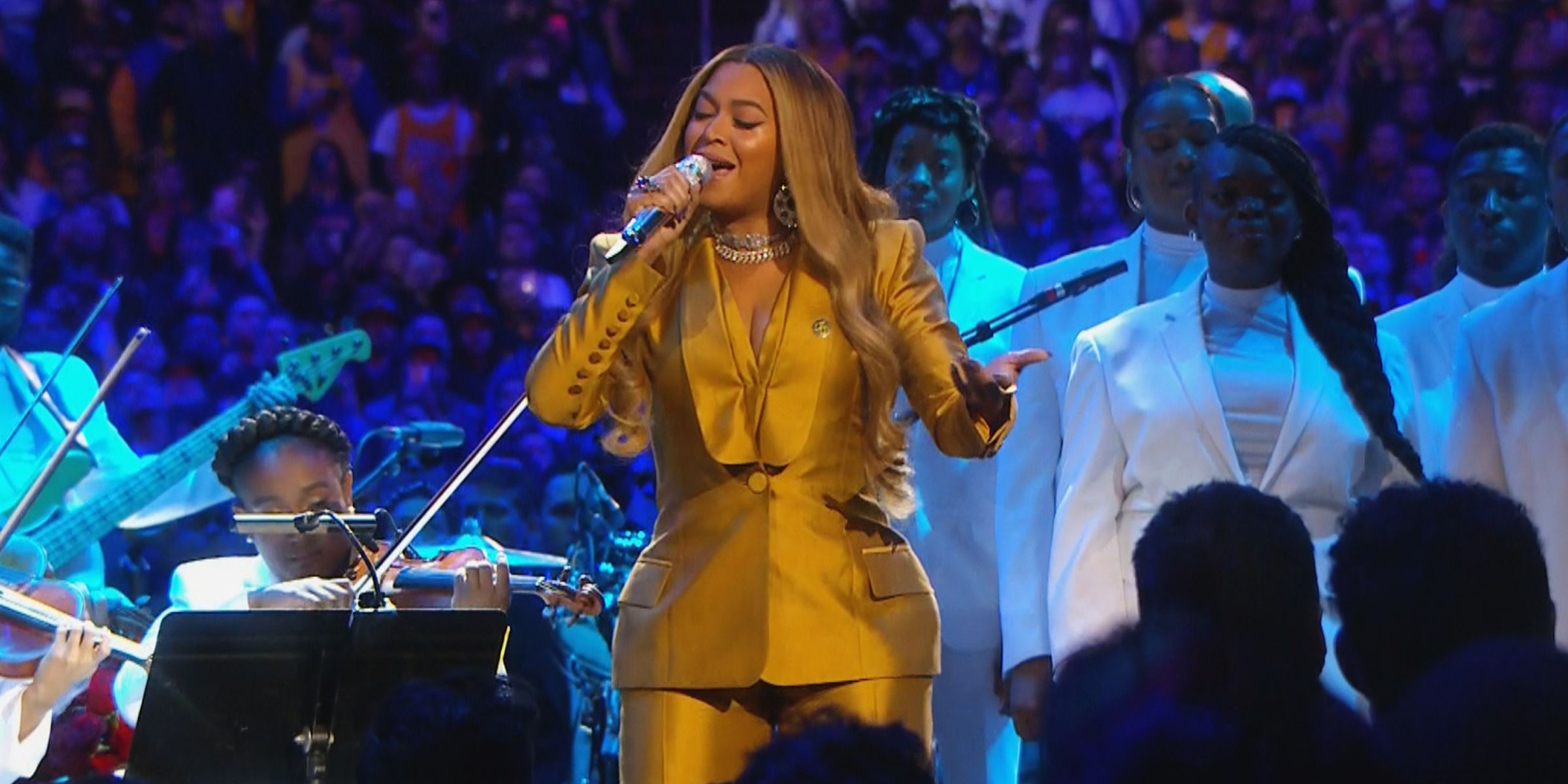 Beyoncé, Alicia Keys y Christina Aguilera rinden tributo a Kobe Bryant