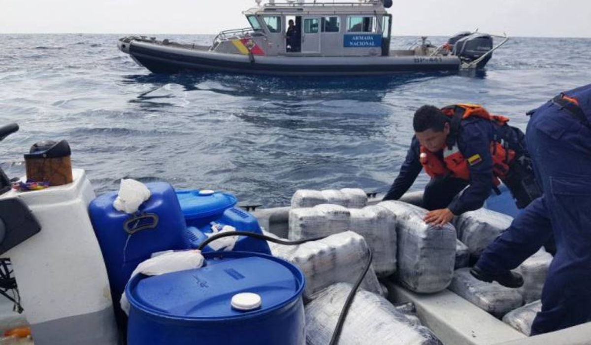 Arrestan a tres venezolanos en aguas de Puerto Rico con 643 kilos de cocaína