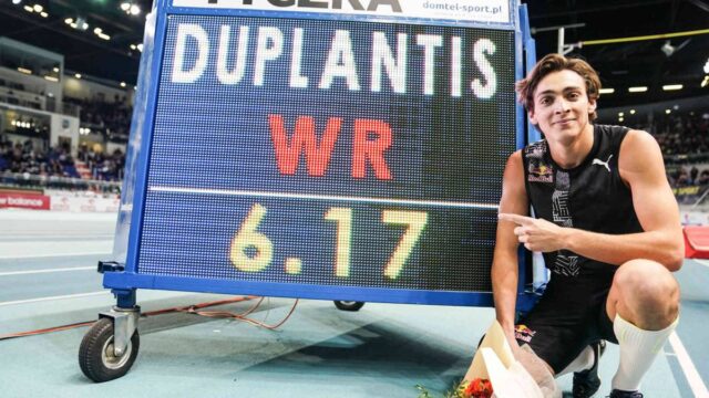 Duplantis bate récords mundiales desde que tenía 7 años de edad