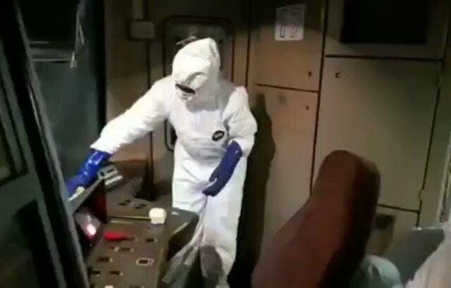 [VIDEOS] Así limpian el Metro de Caracas para evitar la propagación del coronavirus