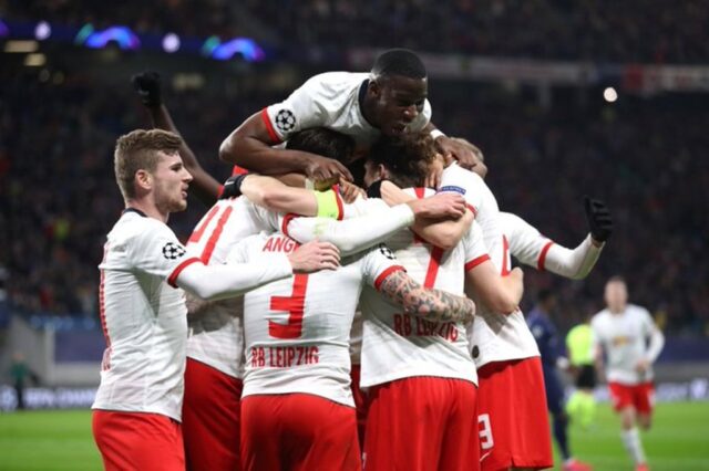 El RB Leipzig avanzó a cuartos con goleada ante Tottenham