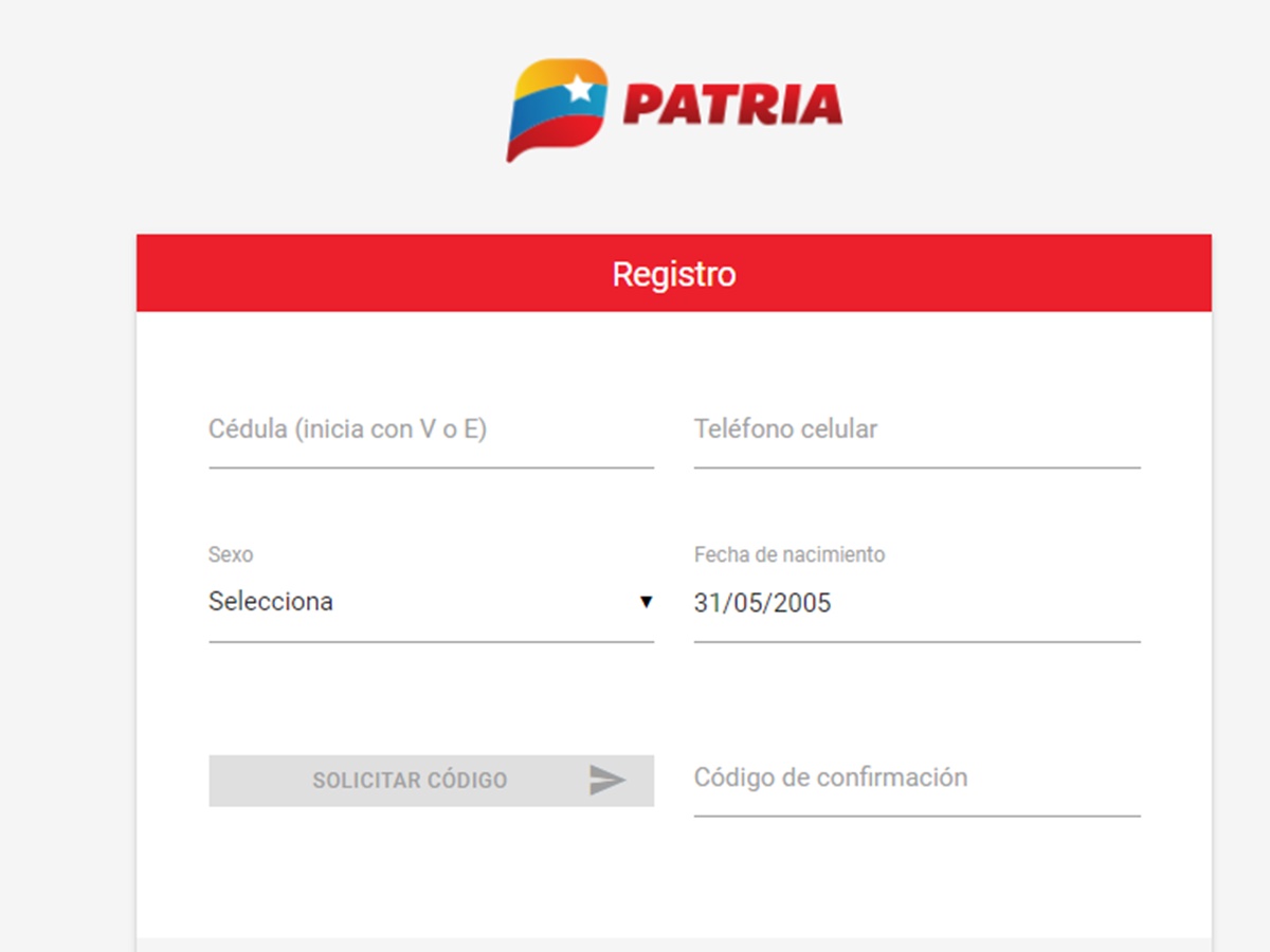 registro patria