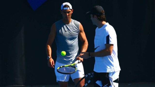 Nadal confesó que se siente "muy contento de volver a jugar tenis"