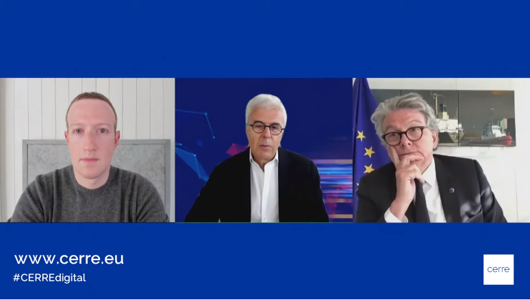 Mark Zuckerberg & Thierry Breton