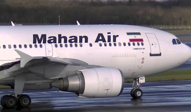 Aterrizó en Paraguaná un vuelo de la iraní Mahan Air que partió desde Argelia