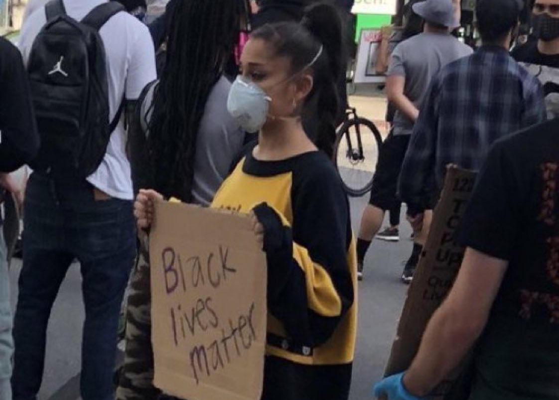 Ariana Grande protestas George Floyd