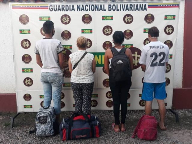 GNB detuvo a cuatro venezolanos por retornar al país por una trocha en Táchira
