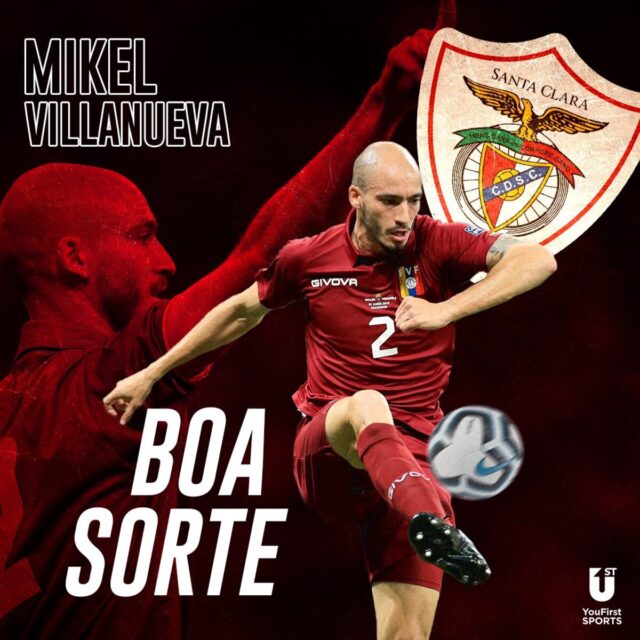 El Santa Clara fichó al central venezolano del Málaga Mikel Villanueva