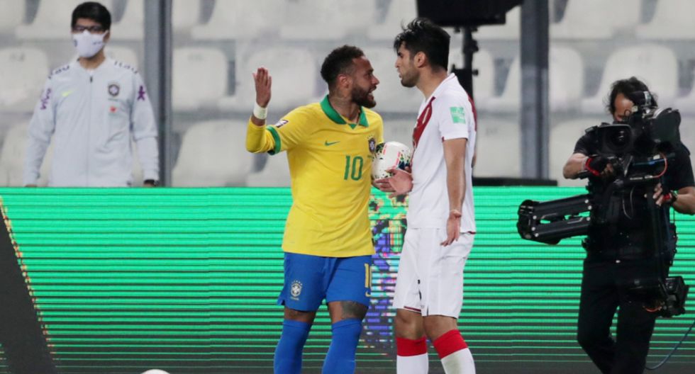 Neymar y Carlos Zambrano