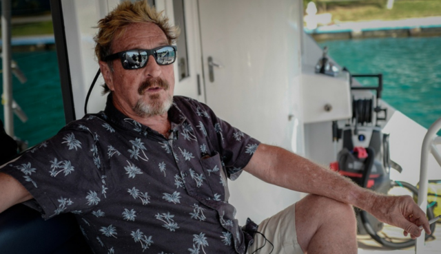 Detuvieron en España al magnate John McAfee