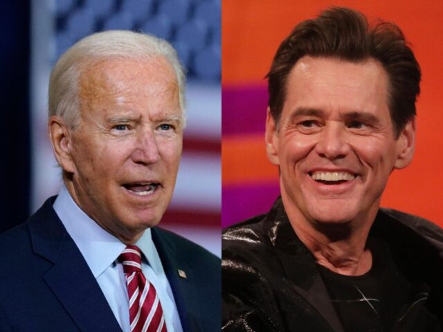 Revelan las primeras imágenes de Jim Carrey personificando a Joe Biden