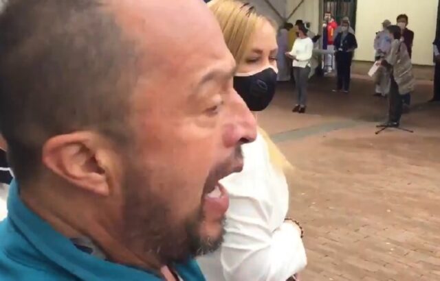 [VIDEO] Hombre fustigó declaraciones de la alcaldesa de Bogotá y la comparó con Hugo Chávez