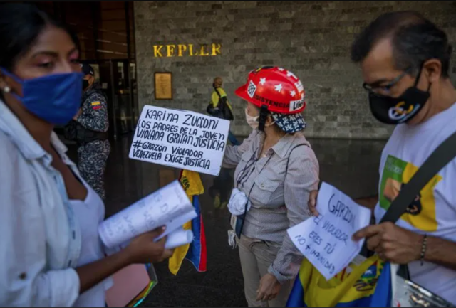 Protesta en Caracas por la joven venezolana violada en Buenos Aires: “No solo manifestamos por la hija de Thays”