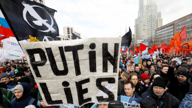 Rusia acusó a EE UU de publicar el itinerario de protestas por Navalny