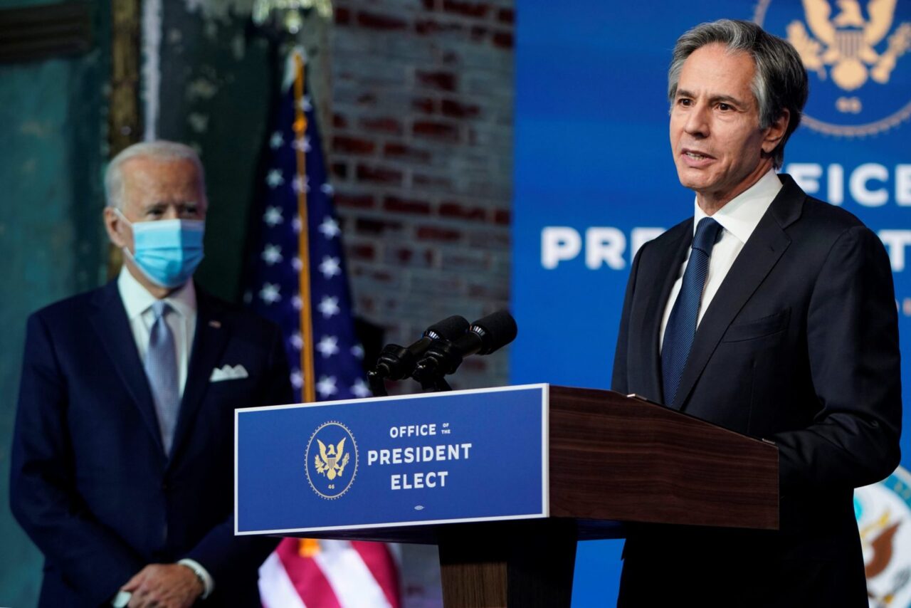 EE UU mantendrá reconocimiento a Juan Guaidó, dice secretario de Estado nominado por Biden