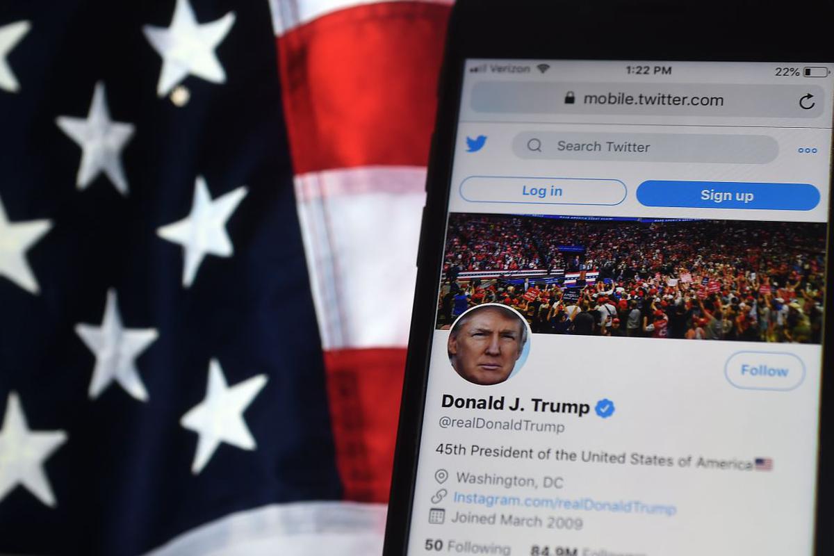 Twitter suspendió permanentemente la cuenta de Donald Trump