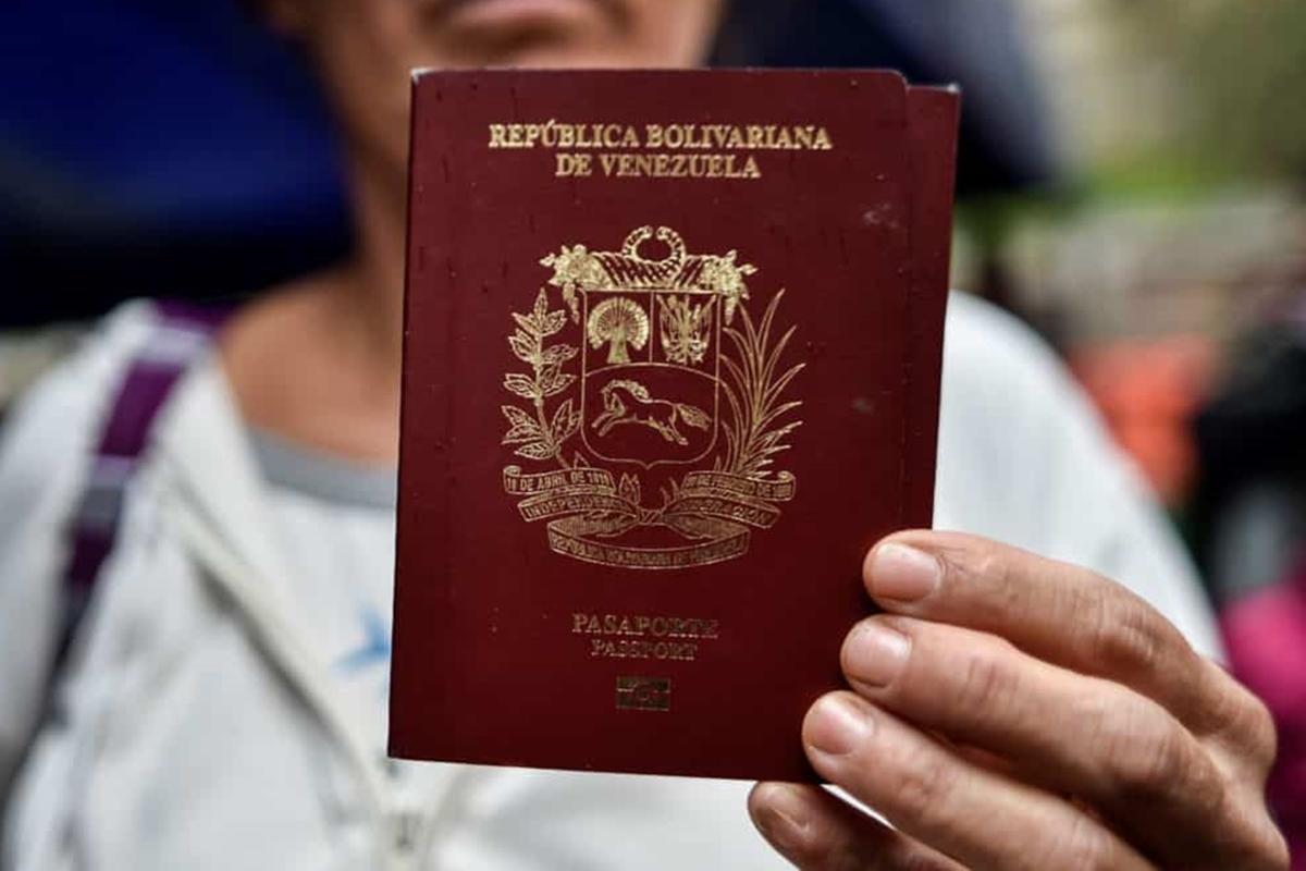 pasaportes venezolanos en Chile