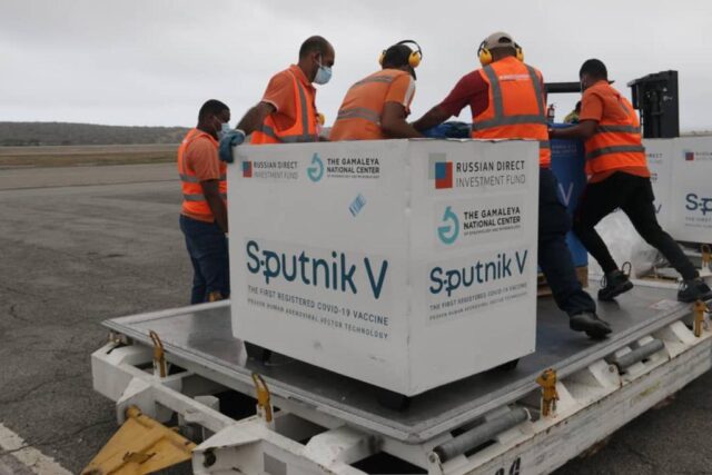 50.000 dosis de la vacuna rusa Sputnik V llegaron a Venezuela