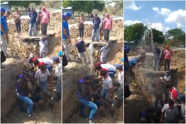 Después de 20 años 2 sectores de Miranda recibieron el servicio de agua por tuberías