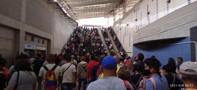 Así amaneció el Ferrocarril de los Valles del Tuy este lunes de cuarentena radical