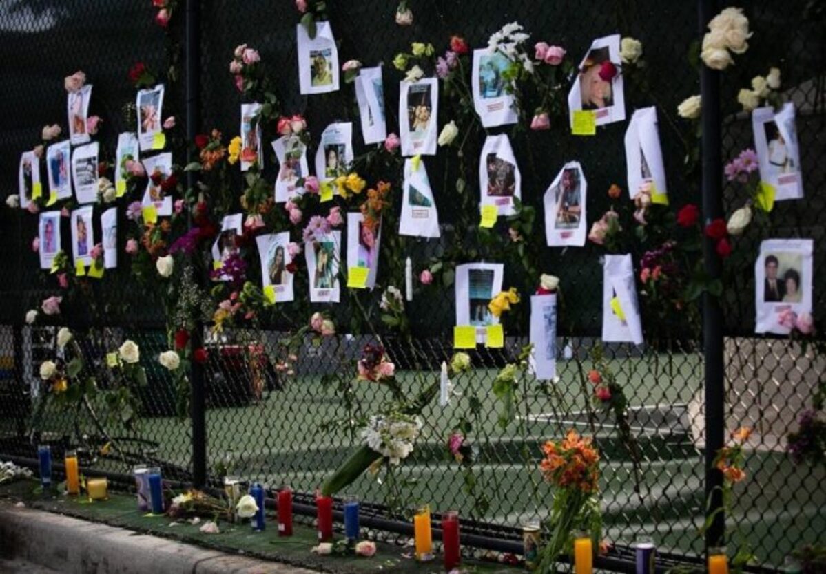 Homenaje víctimas del derrumbe de edificio en Miami