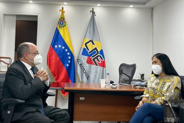 Laidy Gómez pidió apoyo al CNE para las primarias de la oposición en Táchira