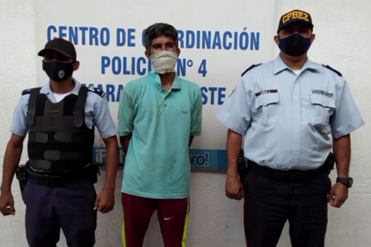 detenido zulia quemar familia