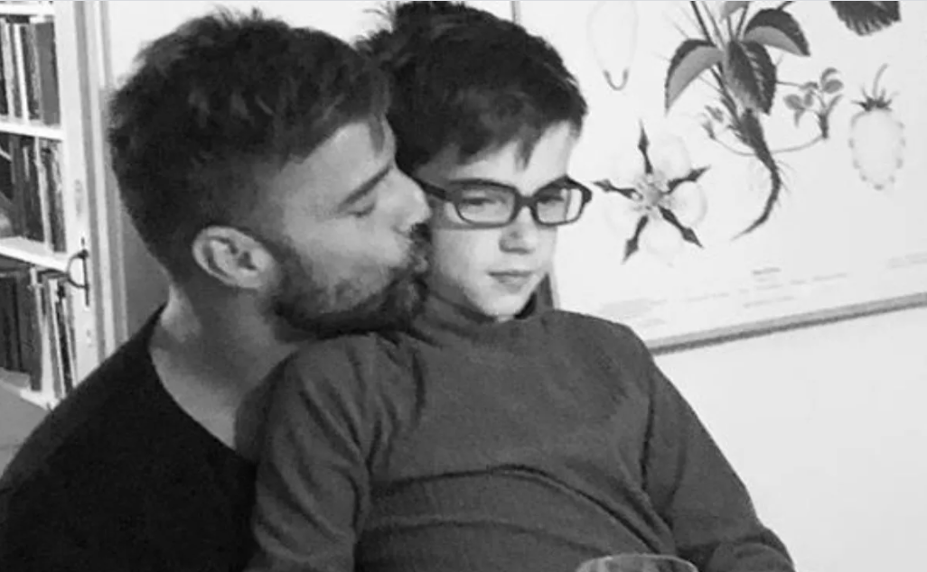 Ricky Martin y su hijo