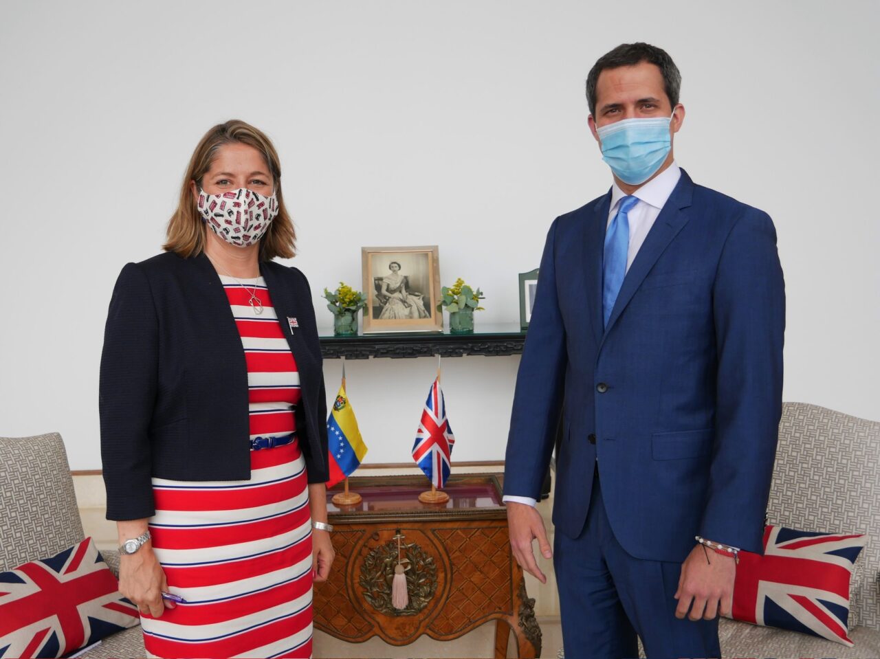 Juan Guaidó y Becks Buckingham