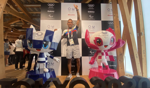 Venezolano Andrés Madera compite este miércoles en el karate de JJOO