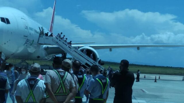 Llegó el cuarto avión de turistas rusos a Margarita