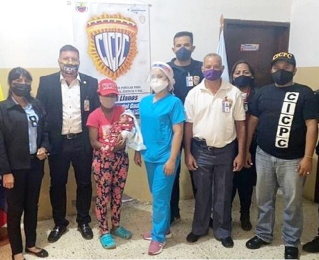 Cicpc rescató a bebé recién nacido secuestrado en el estado Guárico