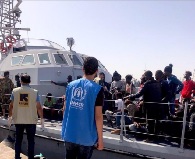 Cerca de 550 migrantes son devueltos a Libia tras ser interceptados en el Mediterráneo